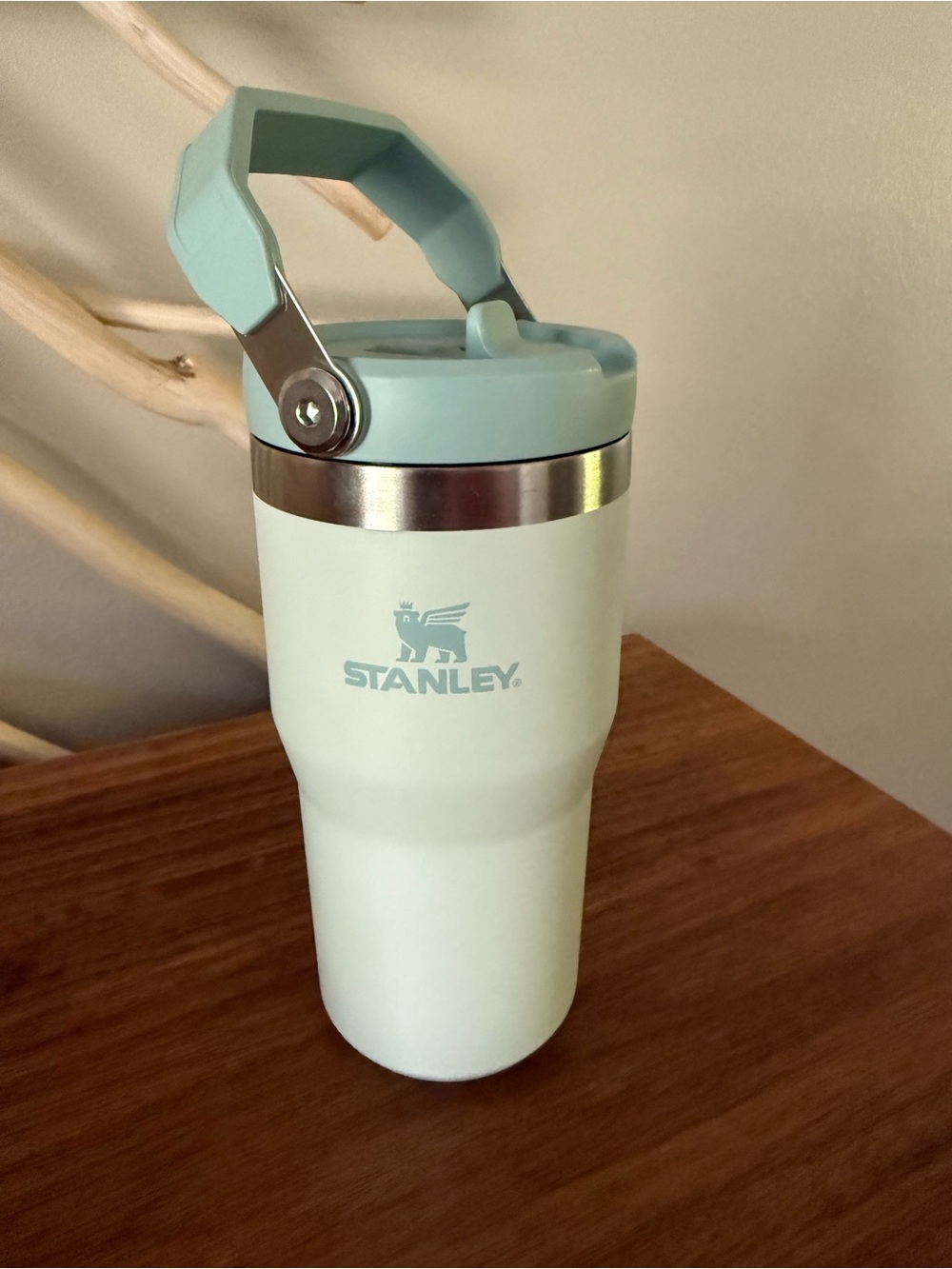 Stanley Light Blue Insulated Travel Tumbler with Flip Handle
